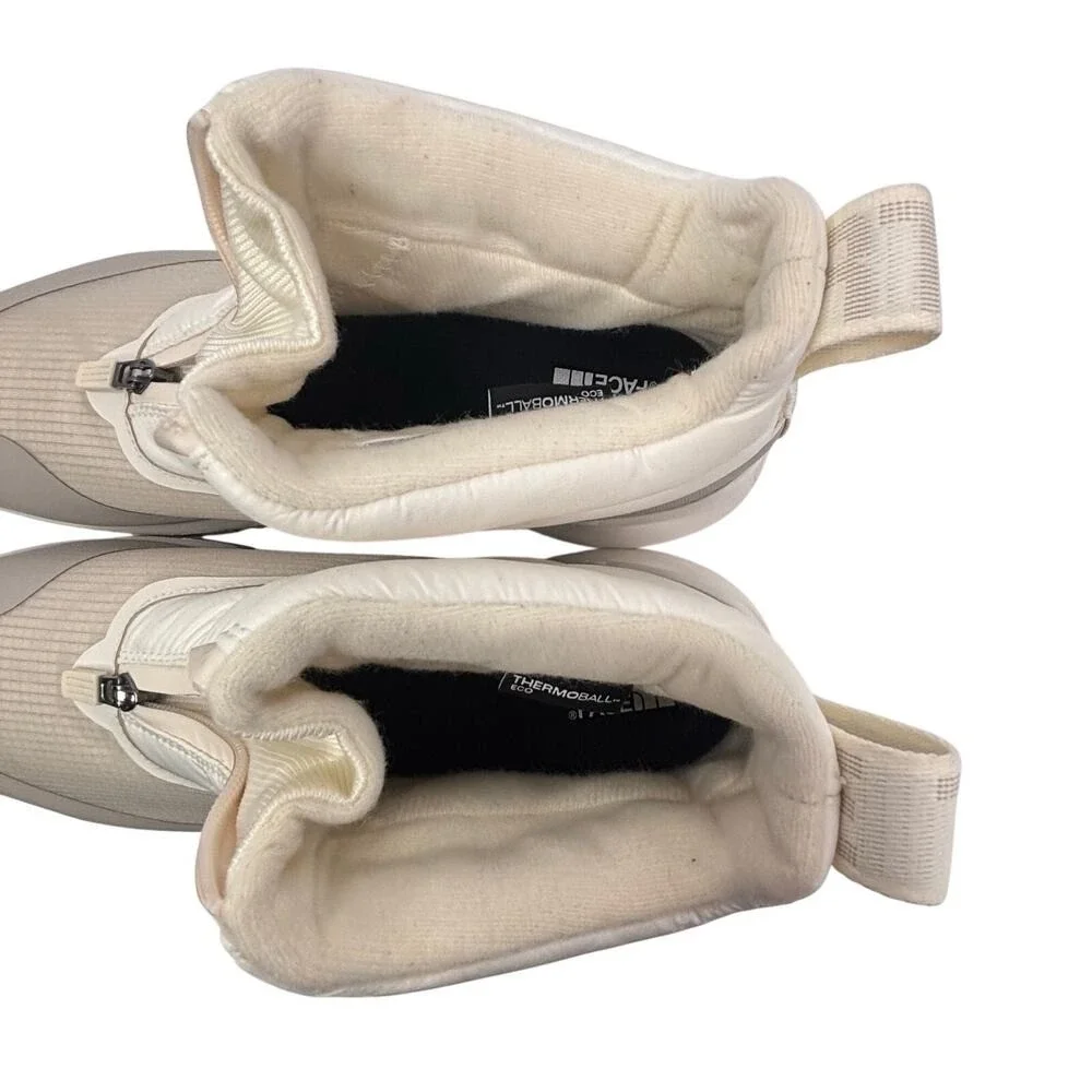 The North Face Thermoball Eco Zip DryVent Boots Cream Grey NF0A5G2Y‎ Womens 11